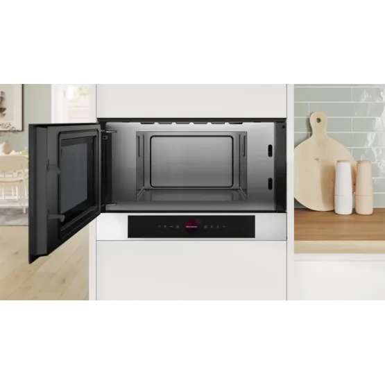 Вградена микровълнова фурна Bosch BFL7221W1 , 21 , Hydrolitic , Електронно
