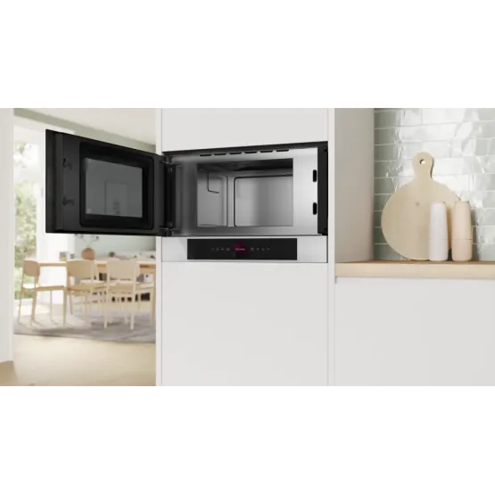 Вградена микровълнова фурна Bosch BFL7221W1 , 21 , Hydrolitic , Електронно
