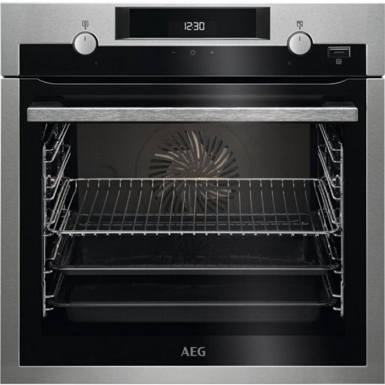 Фурна за вграждане AEG BCE455350M , 71 L , Push бутони , А+ , Каталитични панели - AEG