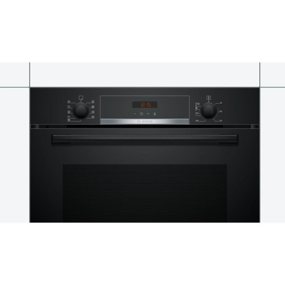 Фурна за вграждане Bosch HBA573BB1 , 71 L , Push бутони , А , Пиролиза - Bosch