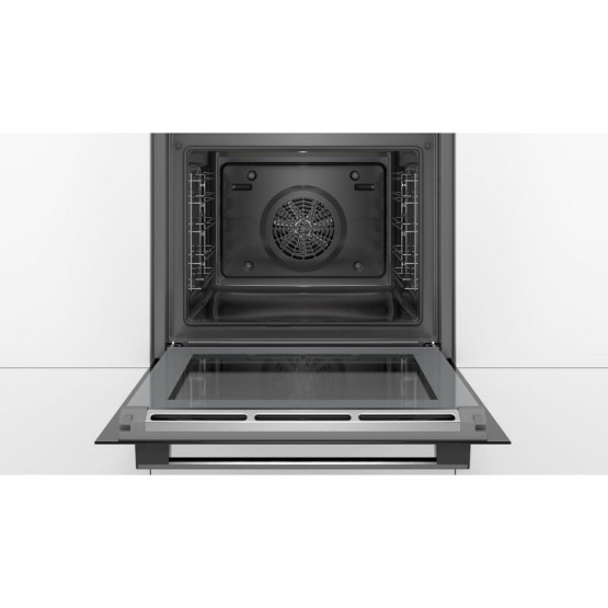 Фурна за вграждане Bosch HBA573BB1 , 71 L , Push бутони , А , Пиролиза - Bosch