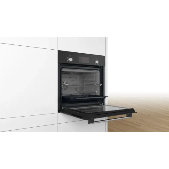 Фурна за вграждане Bosch HBF153EB0 , 66 , Eco Clean Direct , Push бутони , А