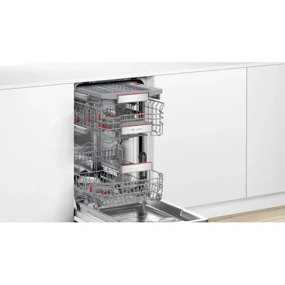 Съдомиялна машина за вграждане Bosch SPV6ZMX17E. , 10 комплекта, 450 Ш, мм, C