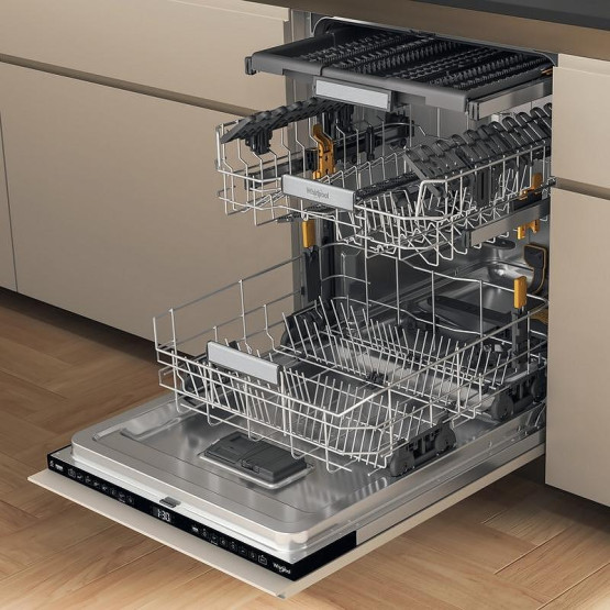 Съдомиялна машина за вграждане Whirlpool W7I HF60 TUS , 15 комплекта, 600 Ш, мм, A