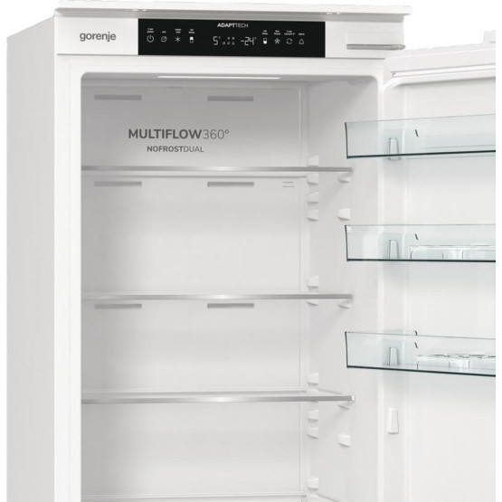 Вграден хладилник с фризер Gorenje NRKI519E41 , 284 l, E , No Frost , Да