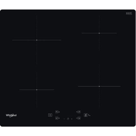 Вграден керамичен плот Whirlpool WS Q2160 NE , Индукционен - Whirlpool