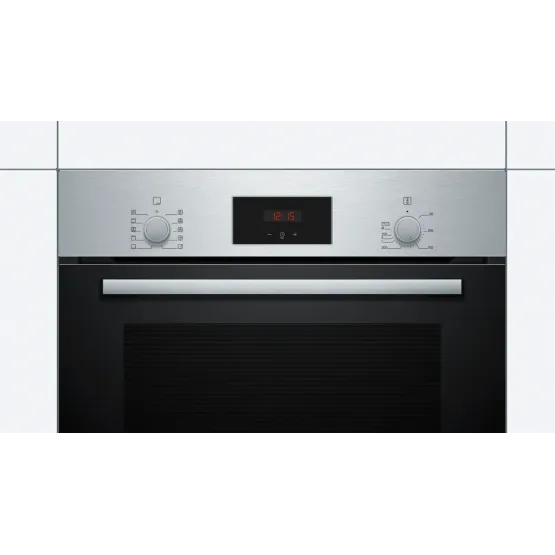 Фурна за вграждане Bosch HBF154ES0 , 66 , Eco Clean Direct , Push бутони , А