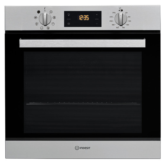 Фурна за вграждане Indesit IFW 6544 IX , 71 L , А , Механично - Indesit