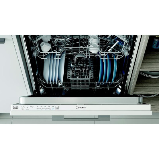 Съдомиялна машина за вграждане Indesit D2I HL326 , 14 комплекта, 600 Ш, мм, E
