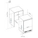Вграден хладилник Finlux FXN 1600 , 115 l, F , Бял , Статична - Finlux