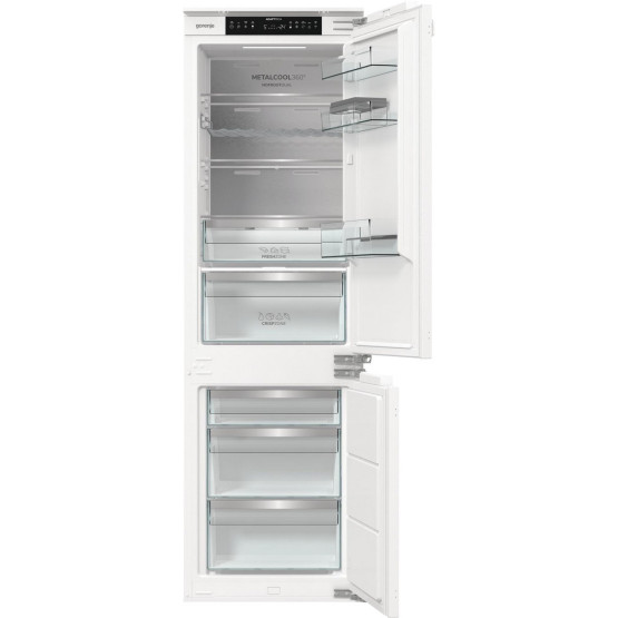 Вграден хладилник с фризер Gorenje NRKI517E82WF , 252 l, E , No Frost , Да