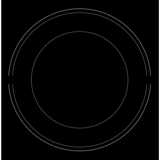 Вграден керамичен плот Hotpoint-Ariston HRD 5030 B , Електрически