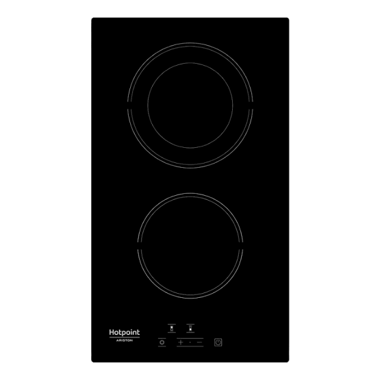 Вграден керамичен плот Hotpoint-Ariston HRD 5030 B , Електрически