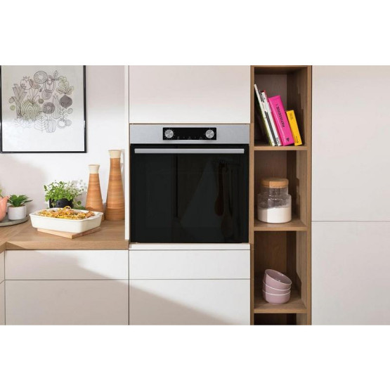 Фурна за вграждане Gorenje BOP6737E02XK , Механично , 77 , А , Пиролиза