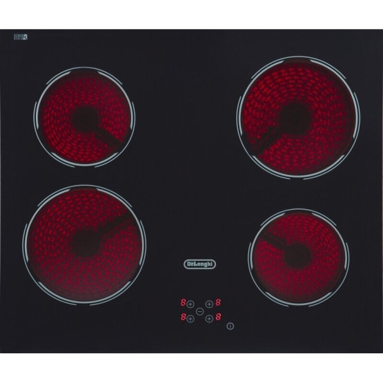 Вграден керамичен плот DeLonghi PVC 60 TC*** , Електрически - DeLonghi