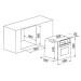 Фурна за вграждане Crown FCM 600A IX , 65 L , А , Механично - Crown