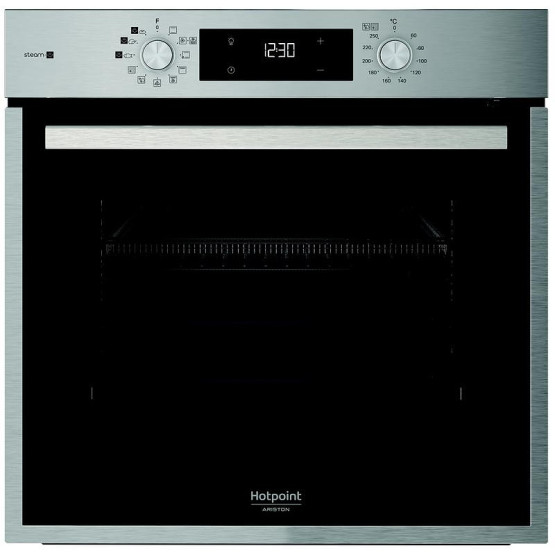Фурна за вграждане Hotpoint-Ariston HAO 478PSU1F X , 71 , Push бутони , А++ , Пиролиза