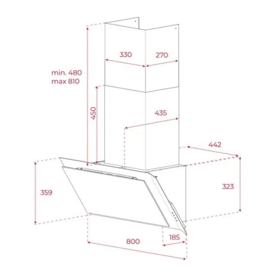 Вграден абсорбатор Teka DVI 88 Infinity G1 Е.4027.МАТ