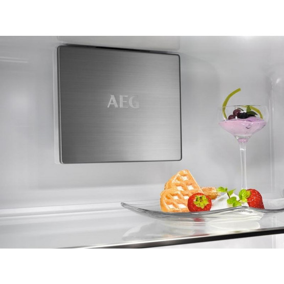 Вграден хладилник с фризер AEG NSC7P751ES (ST)