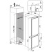 Вграден хладилник с фризер Indesit INC18D021A1