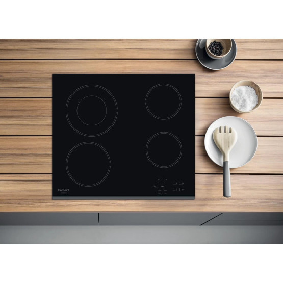 Вграден керамичен плот Hotpoint-Ariston HR 632 B , Електрически - Hotpoint-Ariston