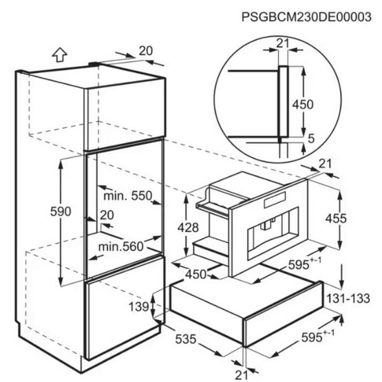 Вградена кафемашина Electrolux KBC85Z (ST)