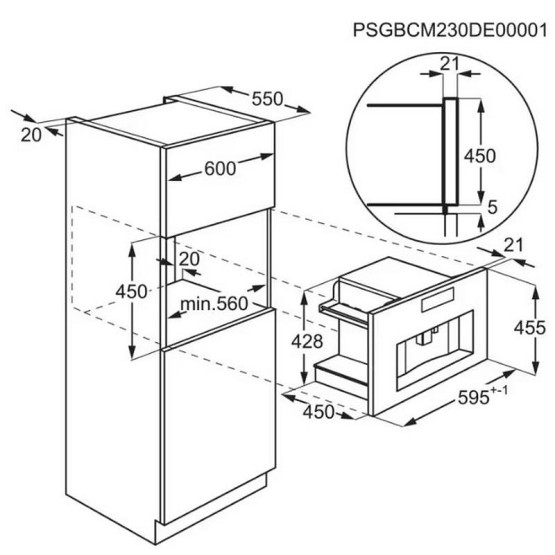 Вградена кафемашина Electrolux KBC85Z (ST)