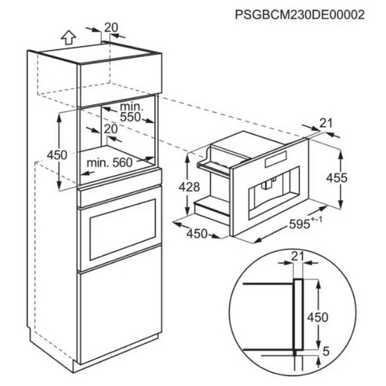 Вградена кафемашина Electrolux KBC85Z (ST)