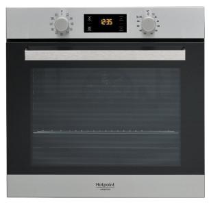 Фурна за вграждане Hotpoint-Ariston FA3 841 H IX/HA. , 71 L , А+ , Водно почистване , Механично - Hotpoint-Ariston