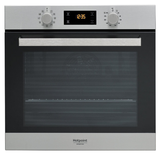 Фурна за вграждане Hotpoint-Ariston FA3 841 H IX/HA. , 71 L , А+ , Водно почистване , Механично - Hotpoint-Ariston