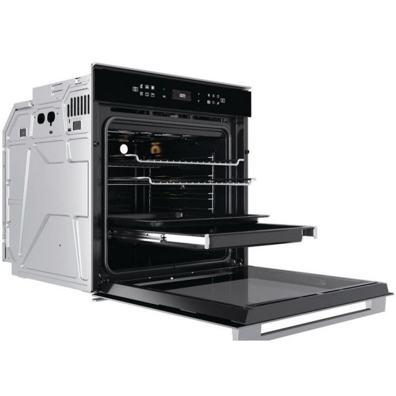 Фурна за вграждане Whirlpool W7 OM4 4S1 P BL , 73 , А+ , Пиролиза , Сензорно - Whirlpool