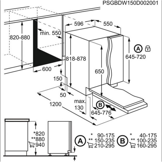 Съдомиялна машина за вграждане Electrolux EEM48320L , 14 комплекта, 600 Ш, мм, D - Electrolux