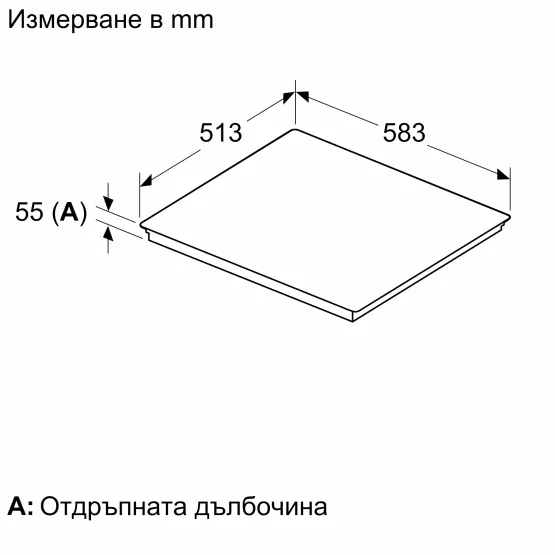 Вграден керамичен плот NEFF T66STE4L0 , Индукционен