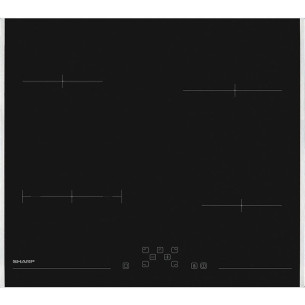 Вграден керамичен плот Sharp KH-6V08FT0K-EU - Sharp