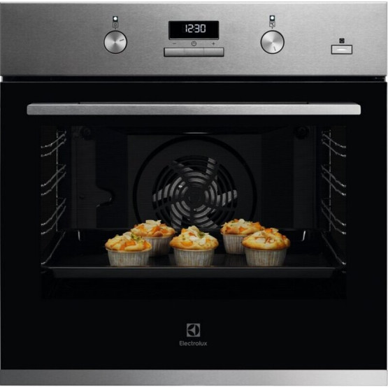Вградена фурна Electrolux KOD3H70X(ST) , 72 L , Push бутони , А , Водно почистване - Electrolux