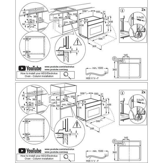 Фурна за вграждане Electrolux EVM9E2XT , 44 , Сензорно