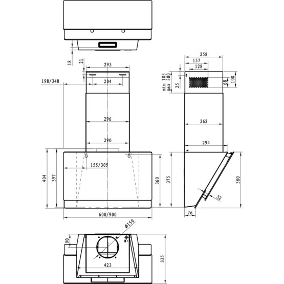 Вграден абсорбатор Gorenje WHI649EXBG - Gorenje