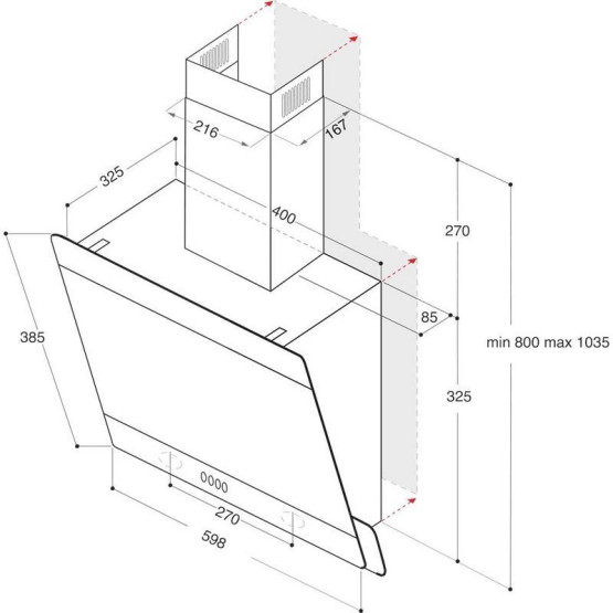 Вграден абсорбатор Whirlpool WHVP 65F LM K - Whirlpool