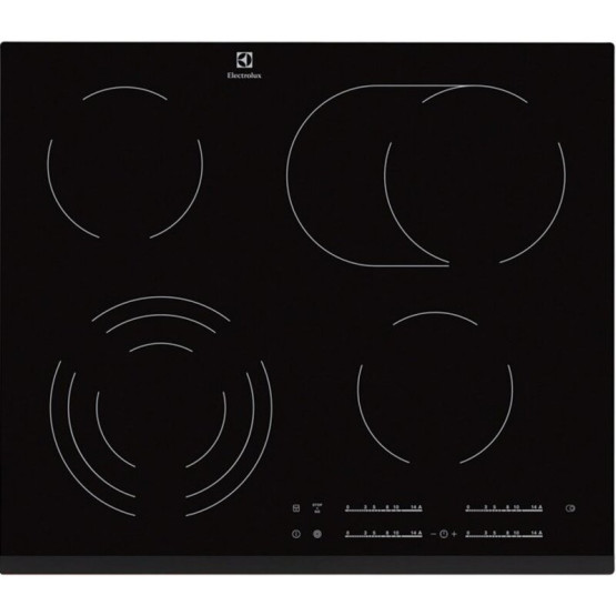 Вграден керамичен плот Electrolux EHF6547FXK , Електрически - Electrolux