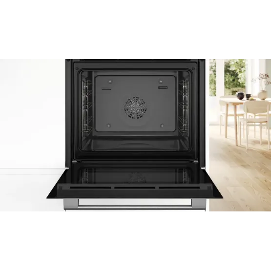 Фурна за вграждане Bosch HBA534BW3 , 71 , Eco Clean Direct , Push бутони , А+