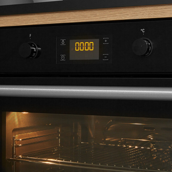 Фурна за вграждане Hotpoint-Ariston FA2 841 JH BL HA(ST) , 71 L , Diamond Clean , Push бутони , А+ - Hotpoint-Ariston