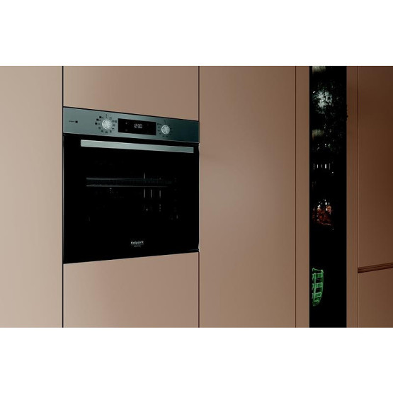 Фурна за вграждане Hotpoint-Ariston HAO 258HSU1F X , 71 , Push бутони , А+