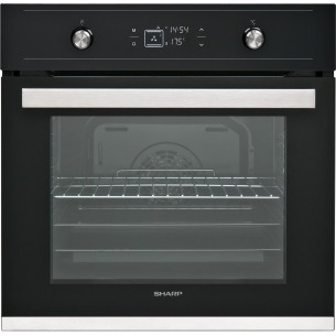 Фурна за вграждане Sharp K-60V19BQM , 69 L , Push бутони , А , Каталитични панели - Sharp
