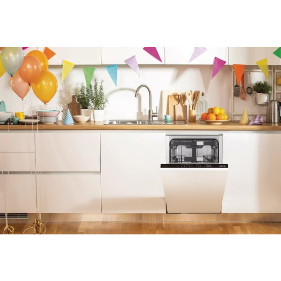 Съдомиялна машина за вграждане Gorenje GV583B10AD , 10 комплекта, 450 Ш, мм, B