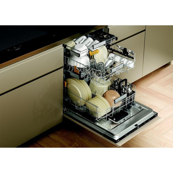 Съдомиялна машина за вграждане Whirlpool W8I HT58 TS , 14 комплекта, 600 Ш, мм, B