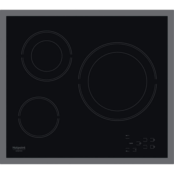 Вграден керамичен плот Hotpoint-Ariston HR 603X/1 , Електрически - Hotpoint-Ariston