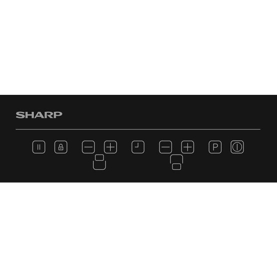 Вграден керамичен плот Sharp KH-3I25NT0K-EU - Sharp