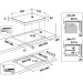 Вграден керамичен плот Whirlpool WL S7960 NE , Индукционен - Whirlpool