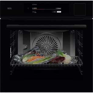 Фурна за вграждане AEG NBP9S831AB (ST) , Почистване с пара , Сензорно