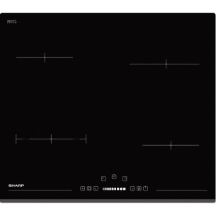 Вграден керамичен плот Sharp KH-6V08BS00 , Електрически - Sharp